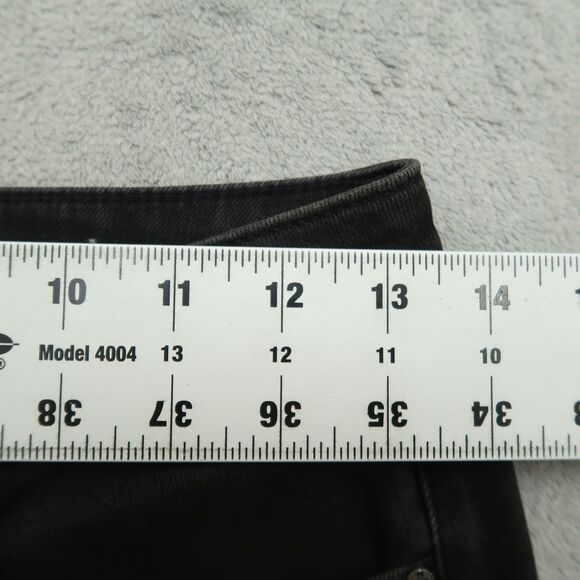 Chico's Jeans Women's Size 00R US-2R Dark Gray High-Rise Straight 28.5" Inseam - Picture 3 of 16